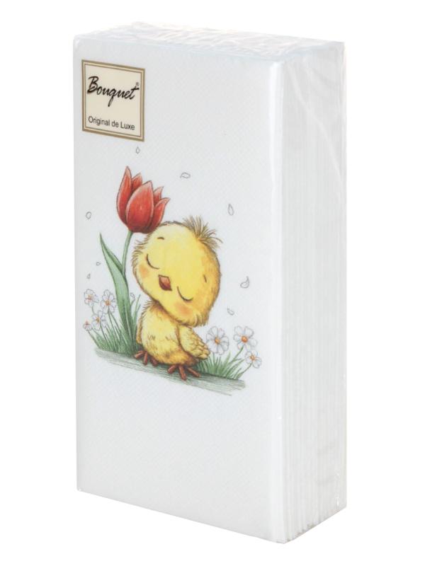 Салфетки 2-х слойные 20 шт "Милый цыпленок" 33х33 см