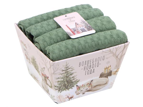 Набор кухонных полотенец 35*60 см, 4 шт