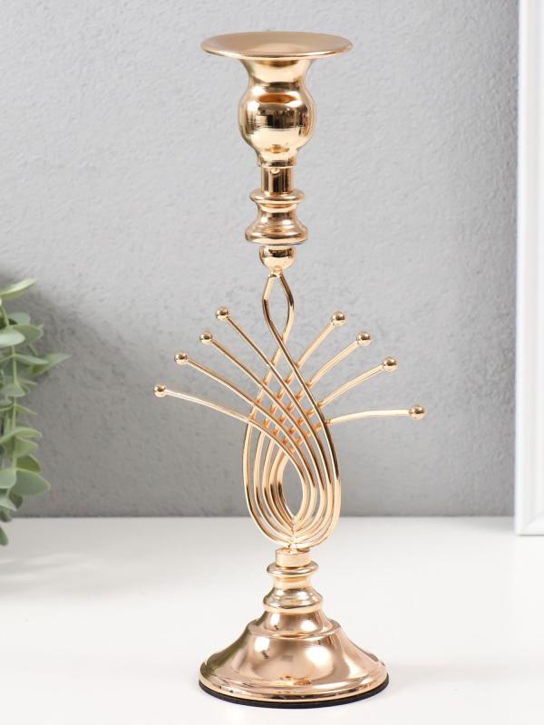 Подсвечник "Золотое сечение", h 27 см