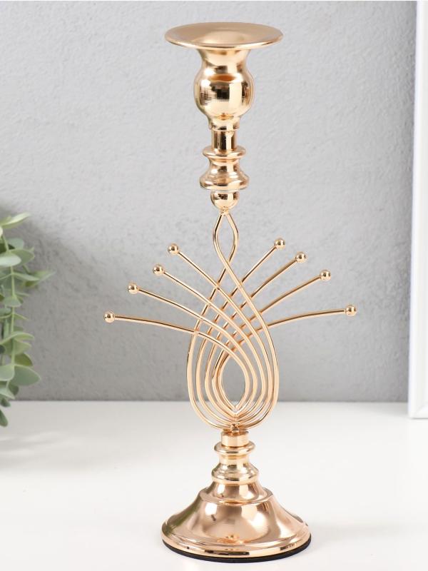 Подсвечник "Золотое сечение", h 27 см