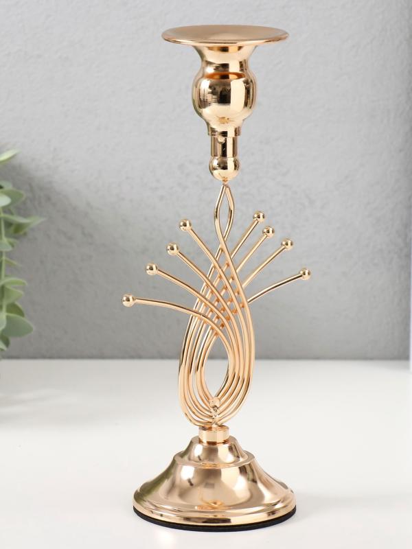 Подсвечник "Золотое сечение", h 23 см