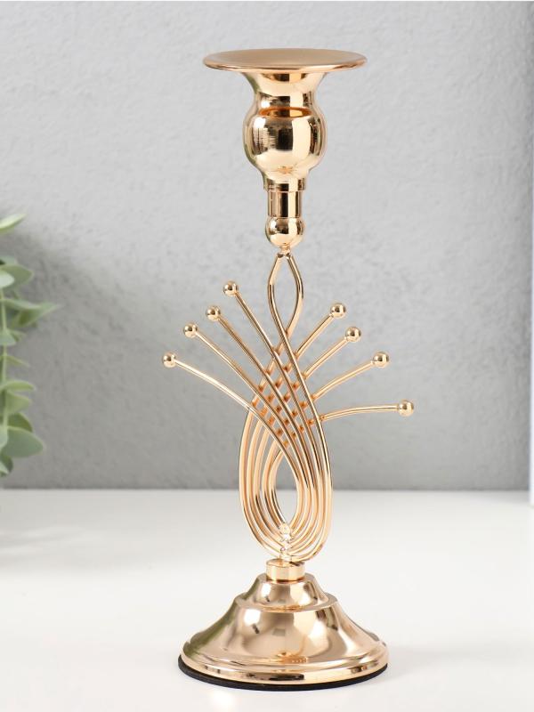 Подсвечник "Золотое сечение", h 23 см