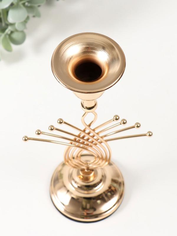 Подсвечник "Золотое сечение", h 23 см