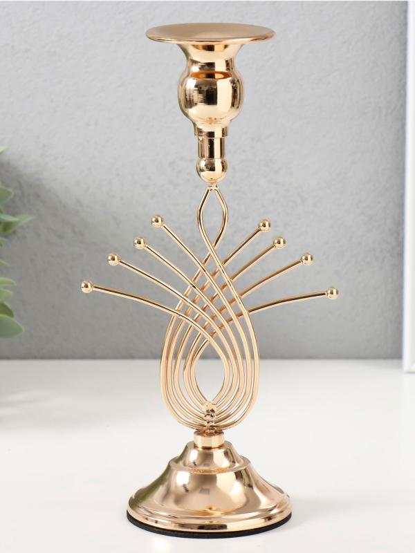 Подсвечник "Золотое сечение", h 23 см