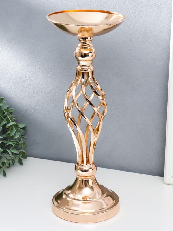 Подсвечник "Плетение" h 40 см