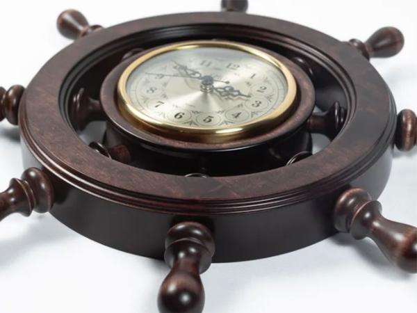 Часы настенные "Штурвал", h 36 см