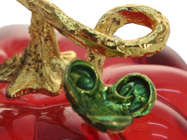 Фигурка "Тыква" 5,5х6 см красная