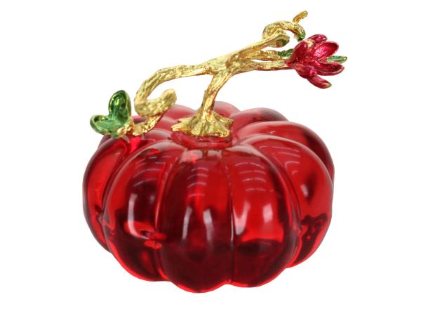 Фигурка "Тыква" 5,5х6 см красная