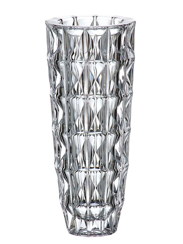 Ваза 33 см DIAMOND, Чехия, Crystal Bohemia, хрустальное стекло