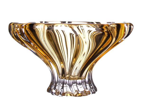 Конфетница 15 см "PLANTICA" amber