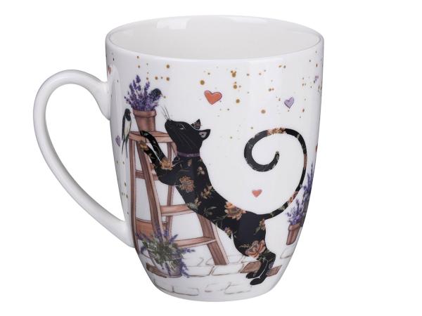 Кружка "Лавандовые коты" 430 мл