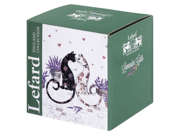 Кружка "Лавандовые коты" 430 мл