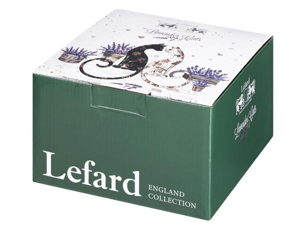 Чайная пара "Лавандовые коты" 275 мл