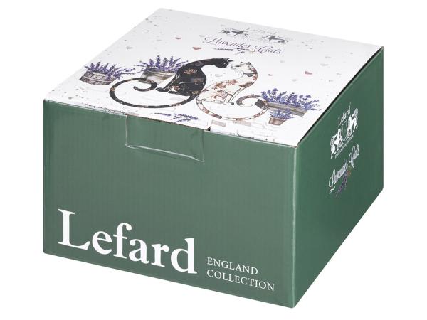 Чайная пара "Лавандовые коты" 350 мл