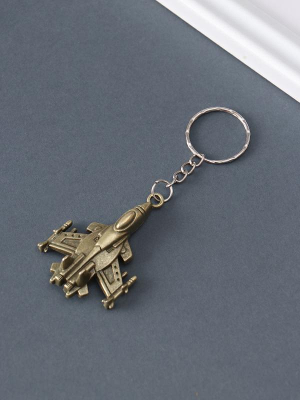 Брелок для ключей "Самолёт", h 5,3 см