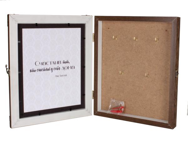 Ключница "Встреча" 25х30, багет, ручная работа, Россия