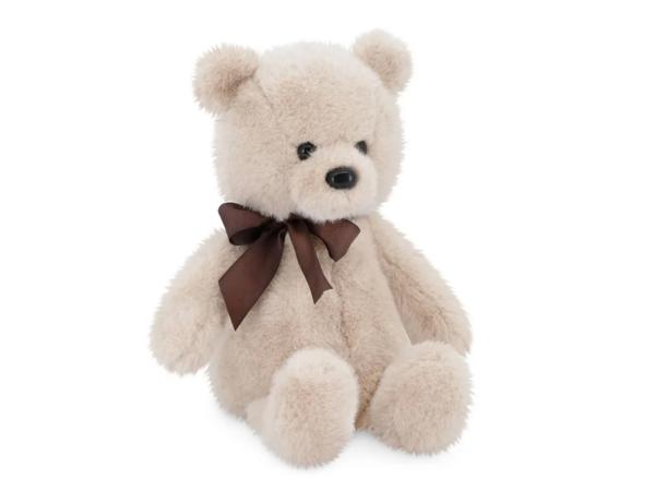 Мягкая игрушка Медвежонок Тёпа 33 см бежевый с шоколадным бантом