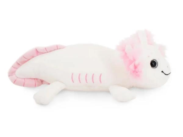 Мягкая игрушка Аксолотль 20 см белый