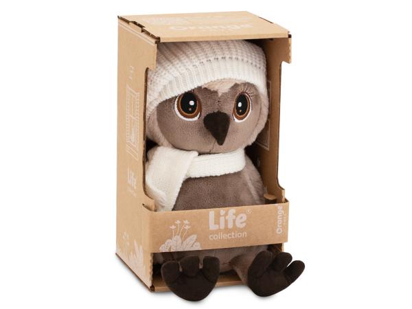 Мягкая игрушка Сова Соня Модница 20 см