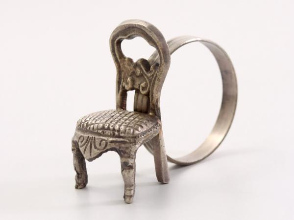 Кольцо для салфеток "Кресло", 6*3*5 см, латунь