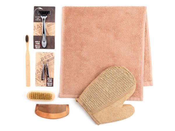 Набор подарочный "Man №1", полотенце и аксессуары