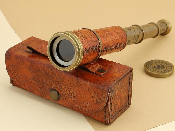 Подзорная труба в футляре Lmax-40 см 18х7 см