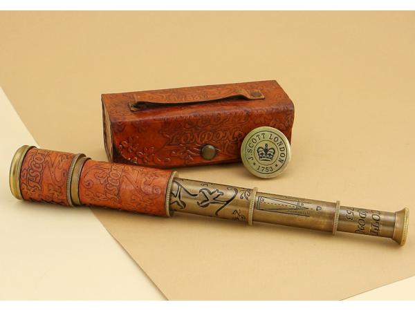 Подзорная труба в футляре Lmax-40 см 18х7 см