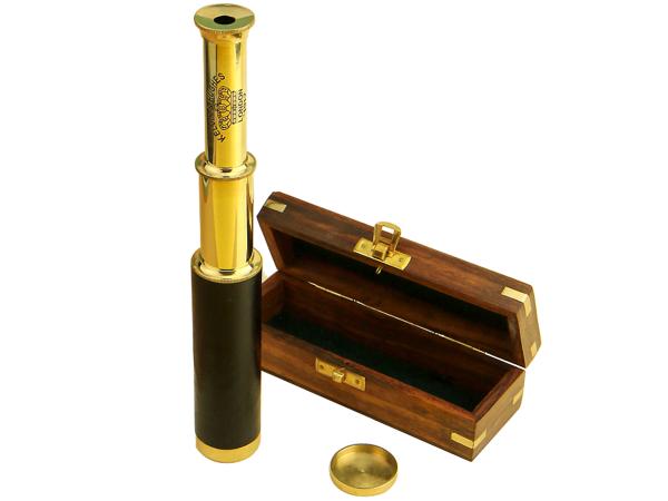 Подзорная труба в шкатулке Lmax-32 см 18х7 см