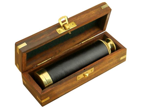 Подзорная труба в шкатулке Lmax-32 см 18х7 см