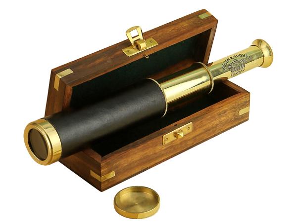 Подзорная труба в шкатулке Lmax-32 см 18х7 см