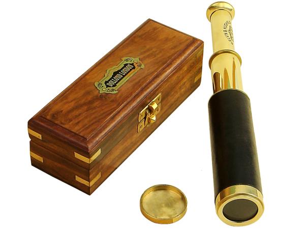 Подзорная труба в шкатулке Lmax-32 см 18х7 см