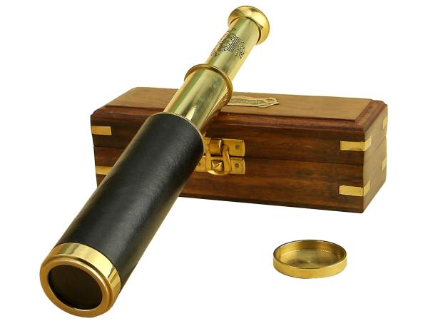 Подзорная труба в шкатулке Lmax-32 см 18х7 см