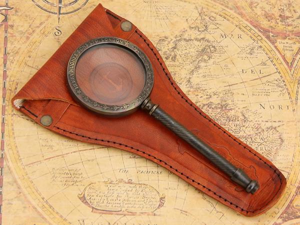 Морская лупа в футляре 14х8 D5см