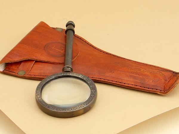 Морская лупа в футляре 14х8 D5см