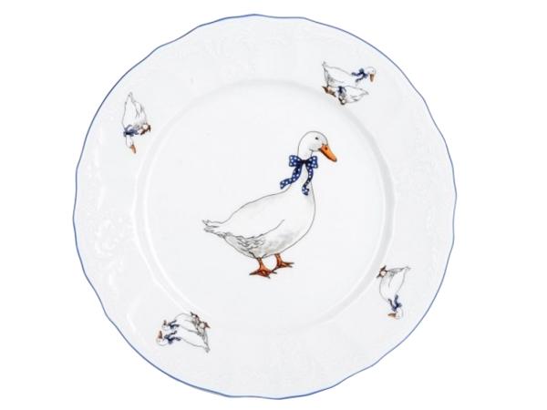 Тарелка десертная "Гуси" 19 см