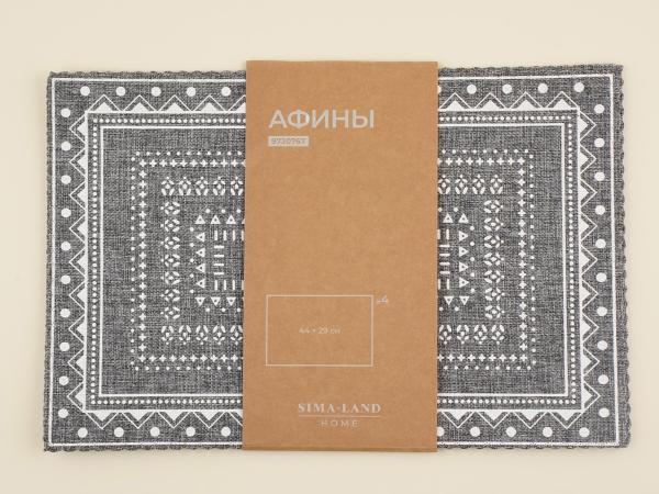 Салфетка 44х29 см сервировочная"SL Home", серый