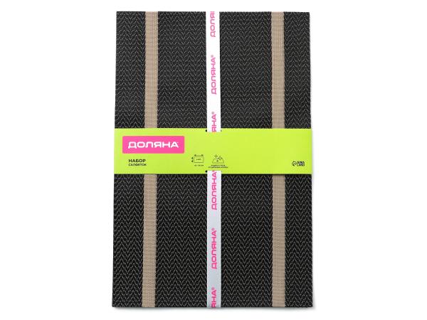 Салфетка 45х30 см сервировочная "Рона", коричневый