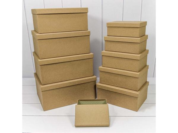 Коробка крафт 22х16х9 см