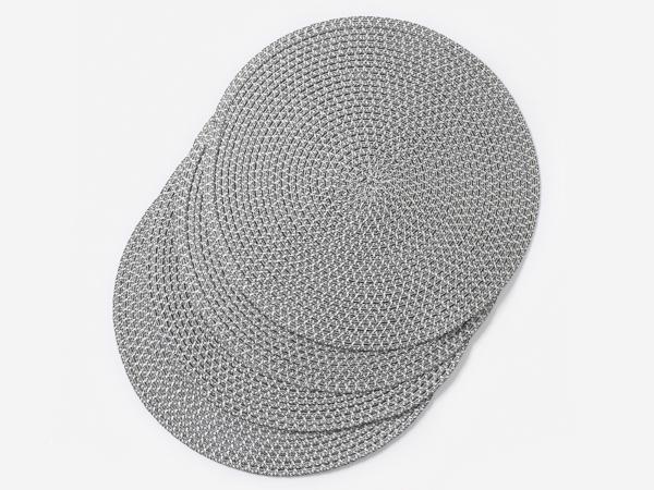 Салфетка d 38 сервировочная "Рэй", серый