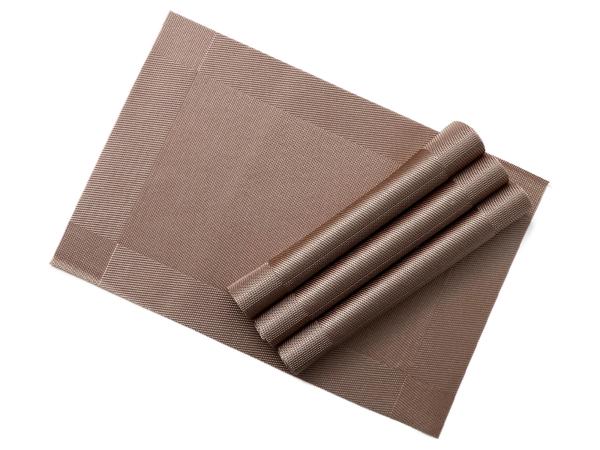 Салфетка 45х30 см сервировочная "Шахматы", коричневый