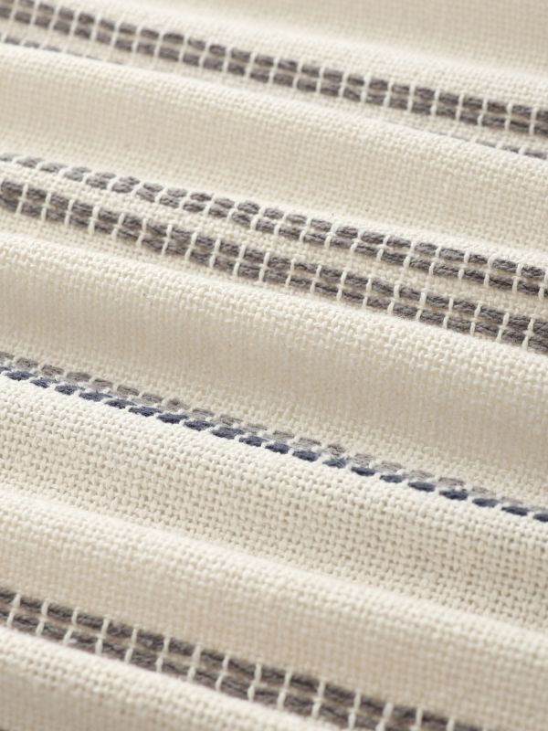 Плед, 125х150 см, тёмная полоска с таффтингом