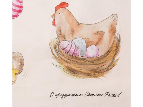 Полотенце 40х73 см "Светлой пасхи", саржа, 190 г/м2