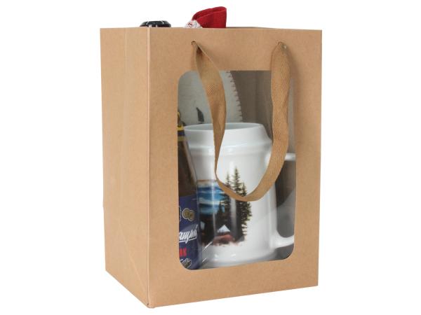 Подарочный набор "Дикий и свободный" кружка+шапка+гель