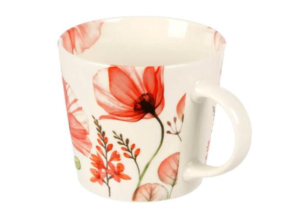 Кружка "Цветы" 360 мл фарфор
