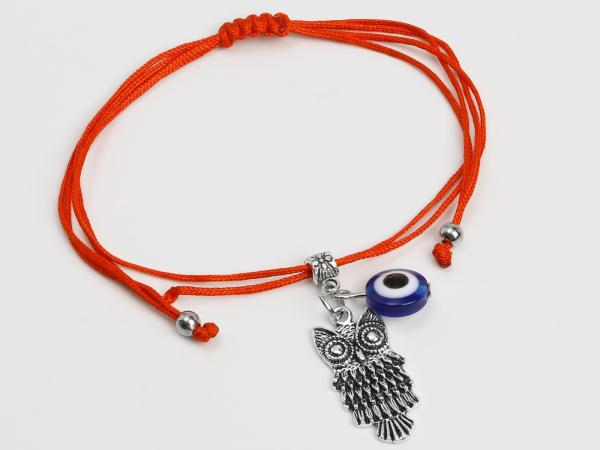 Браслет-оберег "Красная нить" d-7см