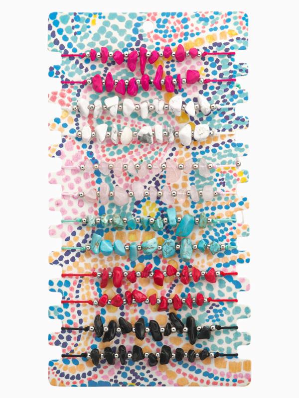 Браслет-оберег "Нить желаний" камни