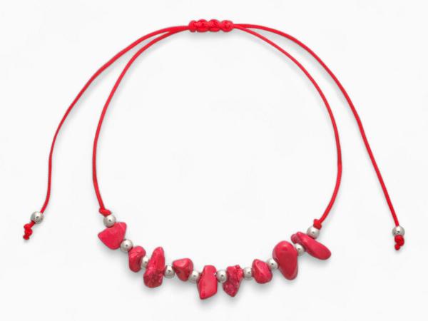 Браслет-оберег "Нить желаний" камни