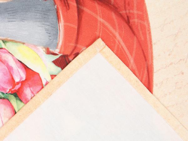 Набор "8 марта", полотенце+формочки для печенья