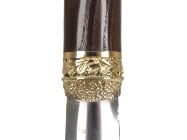 Ложка для обуви "Лев" 60 см в шкатулке, дерево литье латунь Россия