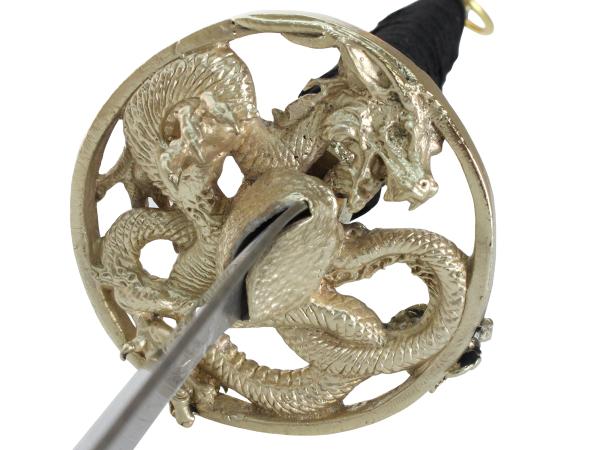 Ложка для обуви "Катана" латунь, дерево, Россия